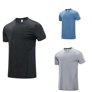 Lu Align T-Shirt Align Men's Summer Leisure Sports Fitness Quick Dry Loose short sleeve High Elasticity Free Have Jogger Lemon Woman Lady