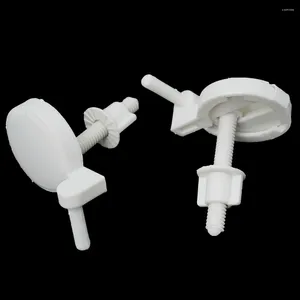 Tuvalet koltuk kapakları koltuk armatürleri vidalı wc beyaz 2pcs 69 46mm sabitleme Aksesuarları Kit menteşe cıvatası pew