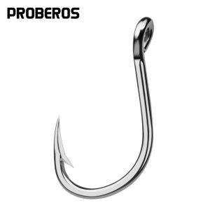 Fishhooks Proberos Saltwater Fishing Hook SJ42 Jigging Hook 1/0# 13/0# Model Rostfritt stål Fiskkrok gjord i Taiwan
