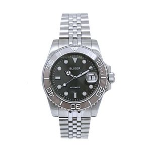 20 2021 Laojia Purple Water Ghost Men's Fashion Waterproof Fully Automatic Mechanical Precision Steel Diving Night Glow Live Watch 70