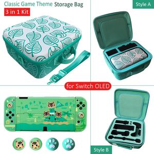 Симпатичная сумка для хранения стиль животных для Nintendo Switch Oled Portable Care Case Nintend Switch Accessories 240322