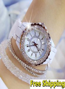 Women Watches 2018 Top Brand Luxury Ceramic Women039s Assista Fashion Quartz Women Wrist Assista Diamond White Female Wristwatch 208931364