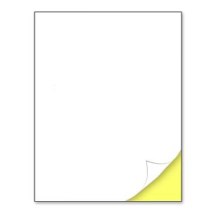 Papper 50 Sheets A4/A5 Matte White Sticker Label Laser Inkjet Printer Copier Craft Paper Självhäftande klistermärken Ytpappersark