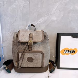 Boutique Bag Designer Backpack Men e Women Fashion 7A Backpack Bag Clipe Classic Drawstring Clip Open and Fech