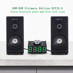 Amplifikatör W50L HIFI TPA3116 5.0 Bluetooth Amplifikatör Kartı Stereo Dijital Güç Sesli Ses 50W*2 Hoparlörler Amplaficador Ev Sineması