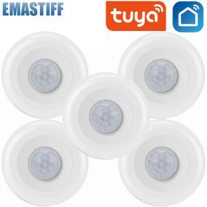 Детектор Tuya Smart Wi -Fi PIR Detector Detector Датчик сигнал тревоги инфракрасного движения Human Thody Sensor Smart Life приложение работает с Alexa