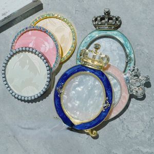 Crown Pearl City frame palette vintage flower nail plate display board tool manicure nail art practice display stand