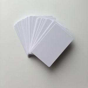 Gehege 50pcs/Los leeres Tintenstrahlplastik -PVC -Karte von Epson oder Canon -Druckern, die für Schulkarten -Visitenkarte verwendet werden