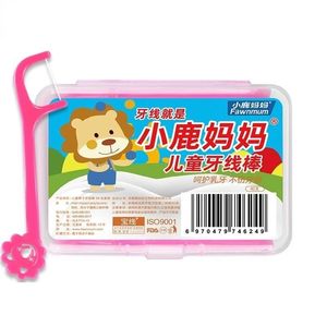 2024 Children Disposable Dental Floss Picks Dental Thread Child Plastic Toothpicks Toothbrush Oral Hygiene Children StickCleaning Sure, here