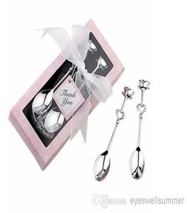 Heart Shaped Love coffee stainless steel tea measuring Spoon Wedding lover Favors gift8428758