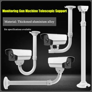 Tillbehör Monitoring Security Camera Telescopic Bracket Aluminium Alloy Universal Wall Mount Tak Vertikal Lyft Hisshållare Stativ