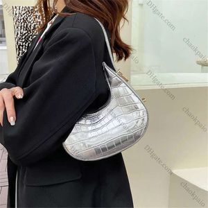 2024 Womens Crocodile Grain Bags Undermail Bag de Moda de Moda Bolsa Simples Bolsas Femininas 10aA