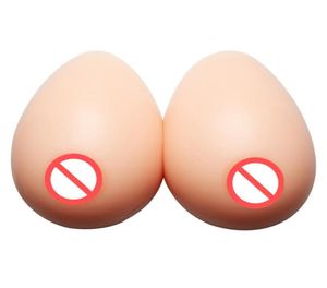 Realistic Silicone Breast Forms Prosthesis Fake Boobs Self Adhesive Tits For Drag Queen Shemale Transgender Crossdresser4290334