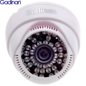 Kameras Gadinan Farb HD CMOS 800TVL/1000TVL 3,6 mm Objektiv IR Schnitt 48pcs IR Nachtsicht Innenraum Dome Security CCTV -Kamera
