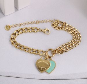 Braccialetti a catena dorata mai sbiadanti braccialetti di lusso in oro 18k braccialetti inossidabile per donne gioielli gioielli
