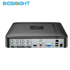 Регистратор H.265 AHD 5MP CCTV MINI DVR TVI CVI AHD CVBS IP -камера цифровой видеорецепт 4CH 8CH AHD DVR NVR CCTV Система P2P Безопасность