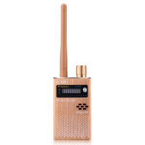 Detektor Wireless Scannersignal GSM -Geräte -Finder RF -Detektor Mikrowellenerkennung Sicherheitssensor Alarm Antispy -Fehler Erkennungsgold G319