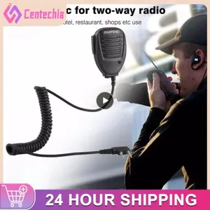 Microphones Microphone For Baofeng Walkie Talkie PShoulder Speaker Mall Car Station Walkie-Talkie 888S