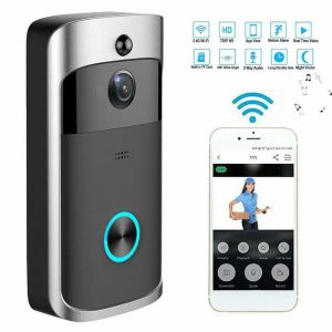 Intercom V5 Doorbell Smart IP WIFI Video Intercom WIFI Door Phone Bell Camera For Apartments IR Alarm Wireless Security Camera