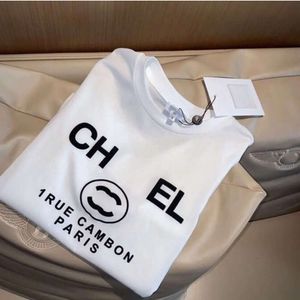 2024 Advanced Version Womens T-shirt France Trendy Clothing C Letter Graphic Print Couple Fashion Cotton Round Neck Channel Short Sleeve Tops Tees jhg668