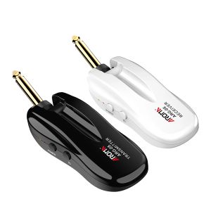 Adaptador 5,8 GHz de sistema sem fio de áudio Receptor transmissor de guitarra sem fio Receptor de transmissor de guitarra recarregável