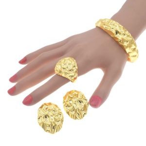 Ferramentas Yulaili Hot venda de alta qualidade material de latão Round Flower Pattern Jewelry Conjunto de jóias e conjuntos de jóias de estilo de namoro fêmea