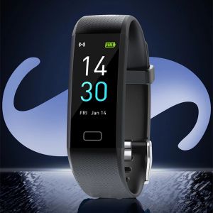 Wristbands MOVER 115 Plus Smart Wristband Blood Pressure Watch Fitness Tracker Heart Rate Monitor With Smart Activity Tracker Bracelet A2