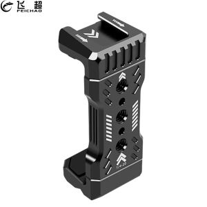 Monopodi Porta del telefono Flessone per clip Smartphone Adattatore Tripode per telefono Falta metallica con supporto per scarpe fredda 1/4 3/8 Fila ARRI foro