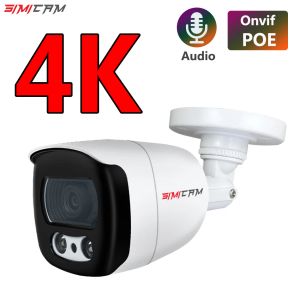 Cameras 8MP 4K PoE Camera IP Security Video Surveillance 3840 x 2160 Outdoor/Indoor IP66 Waterproof Work With NVR 4MP 5MP 4K For Option