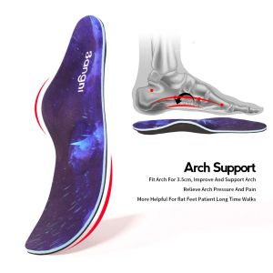 Accessories BANGNI Orthopedic Insoles for Severe Moderate Flat Feet Orthotic Arch Support Heel Pain Plantar Fasciitis Shoes Pad Men Women