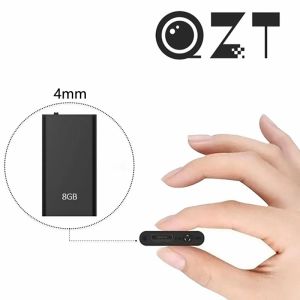 Recorder QZT Smallest Voice Recorder Mini MP3 Player Small Digital Audio Sound Recorder Micro Voice Recorder Dictaphone Recording Device