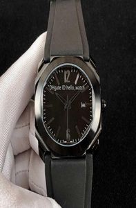 Relógios de designer 41mm Octo PVD Toda a caixa de aço preto 102737 BGO41BBSVDN DIAL preto masculino Automático Retorna de borracha Alta qualidade 3038033