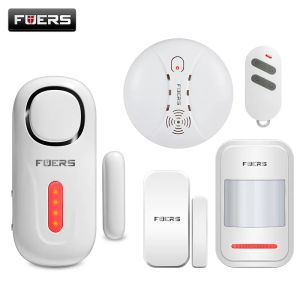 Brushes Fuers 120db Wireless Door/window Entry Security Burglar Sensor Alarm Pir Magnetic Smart Home Garage System with Remote Control