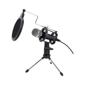 Microphones Desktop Usb Streaming Microfone Kit for Computer Game Vocal Recording Condenser Microphones with Filter Tripod Stand