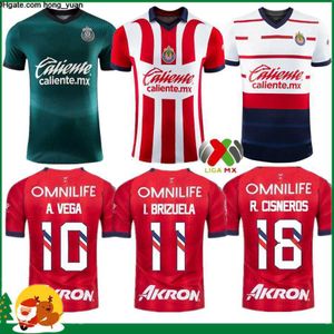 Чивас 23 24 CD Guadalara Soccer Jerseys A.Vega I.Brzuela, например, C.Calderon A.Zaldivar Aarado F.beltran J.Ias Home Away