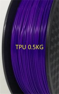 スキャン0.5kg TPU 95A安価な3Dプリンターフィラメント1.75mm 500gフレックスソフトエラストマー3Dプリンター消耗品用のゴム材料