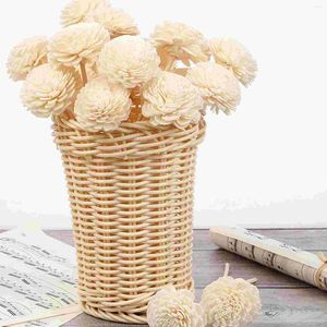 Vases 10 Pcs Dried Flowers Sticks Rattan Reed Refill Vines Essential Oil Wooden Diffuser