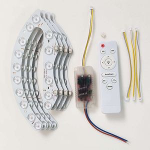 A luz do módulo da lente LED inclui um driver de controle remoto para escurecimento infravermelho de 220V, usado para substituir as luzes pendentes de quarto e sala de estar