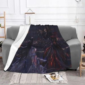 Coperte Mo dao zu shi pile coperta per tutta la stagione weiying lan wangji anime tiro morbido portatile per casa camera da letto