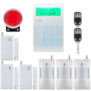 Комплекты Touch Wireless GSM Alarm Systems Безопасность дома беспроводной сигнал 850/900/1800/1900 МГц поддержка российского/английского языка