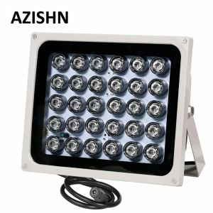 Tillbehör Azishn CCTV -lysdioder 30 IR Infraröd Illuminator Night Vision 850NM IP65 Metall utomhus CCTV Fill Light för CCTV -övervakningskamera