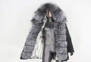 Women039s Fur Faux BluenessFair 2021 Jaqueta de inverno à prova d'água Mulheres longas Parka Liner Coat Caso de guaxinim natural quente OU5987102