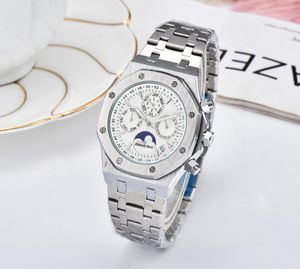 Цвета Mens Fashion Watch Royal Oak Luxury Designer Diamond Iced Out Watches из нержавеющей стали Bling Quartz AP Движение вечеринки.