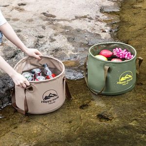 Water Bottles Portable Bucket 10L/20L Folding High Capacity Outdoor Travel Picnic Camping Multipurpose Container Drinkware Kitchen Bar