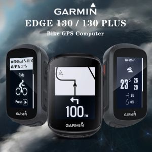 Computadores Garmin Edge 130 Bicycle GPS Computador Odômetro de ciclismo original Ciclismo Speedômetro sem fio Speedometer Ant+ Bluetooth