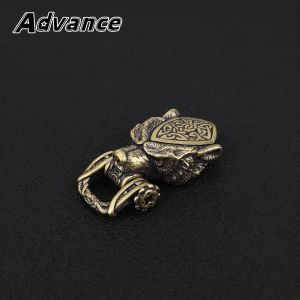 Ferramentas Brass Urso Diy Surilizado Bracelets Acessório Multi Outdoor Tool Keychain Decoração de ornamentos