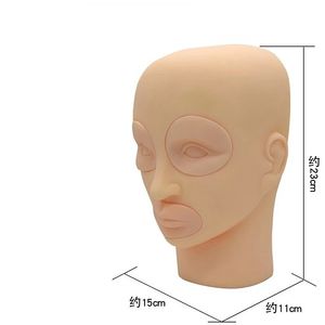 シリコンパーマネントメイクタトゥートレーニング練習偽の肌の空白のアイリップマイクロブレードタトゥーマシン初心者のための顔