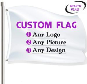 3x5 Custom Flag or Banner 3x5Ft Flying 100D Polyester - Advertising Banner Outdoor Indoor Any Size Any Pictures - 240322