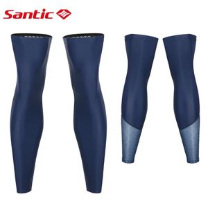 Santiska cykling leggings Spring Autumn Warm Calf Compression Ben Covers Running Sports Bike Leg Covers Leggings UV Protection 240320