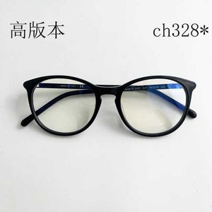 luxury designer sunglasses CH3282 Fashion New Small Fragrant Eyes Plate Circular Frame Men's and Women's Can Equipped with Myopia Glasses